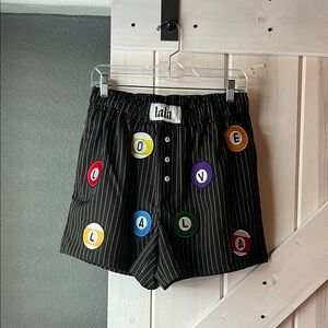 Dressed in Lala Lady Lala Luck Pinstripe Boxer Shorts - NWT!